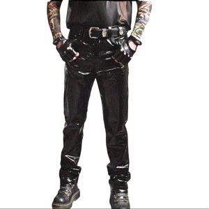 Lip Service PVC Vinyl Faux Leather Black Pants